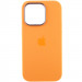 Фото Чехол Silicone Case Metal Buttons (AA) для Apple iPhone 14 Pro (6.1") (Оранжевый / Marigold) на vchehle.ua