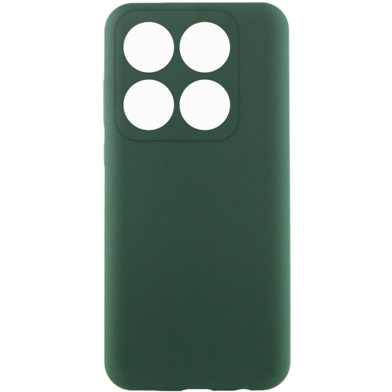 Чехол Silicone Cover Lakshmi Full Camera (AAA) для Xiaomi 14T Pro (Зеленый / Cyprus Green)