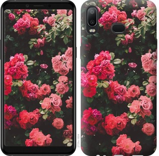 

Чехол Куст с розами для Samsung Galaxy A6s 689851