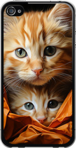 Чехол Котики 2 для iPhone 4