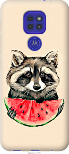 Чехол Енотик с арбузом для Motorola G9 Play