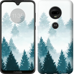 

Чехол Акварельные Елки для Motorola Moto G7 Plus 862875