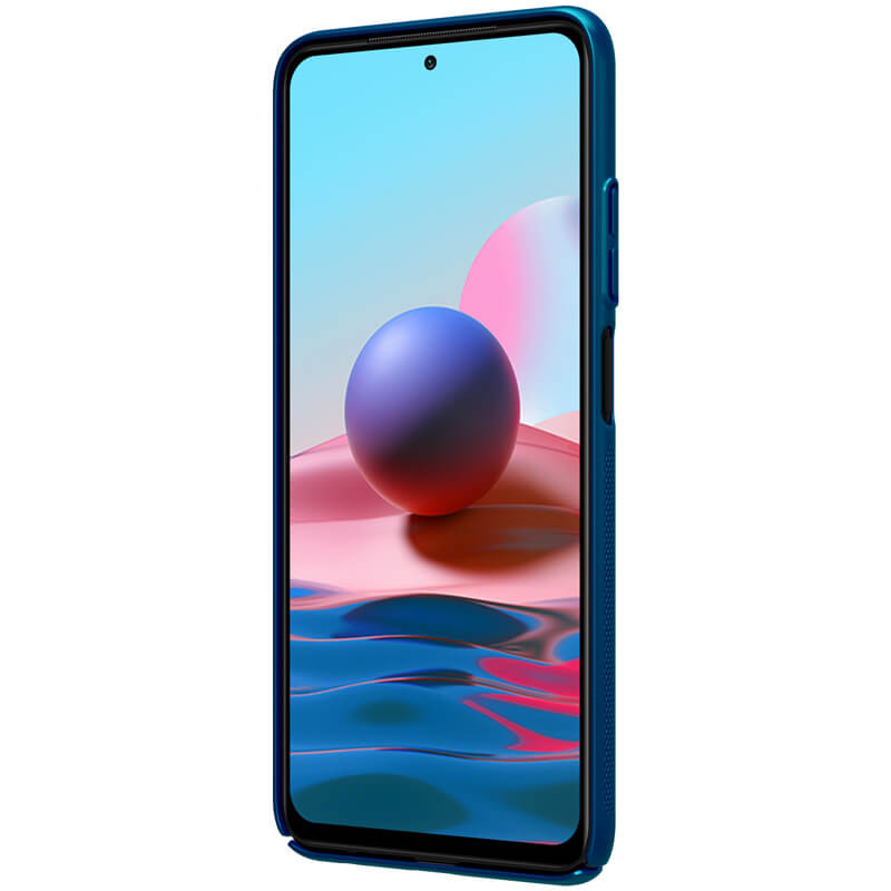 

Чохол Nillkin Matte для Xiaomi Redmi Note 10 (Бірюзовий / Peacock blue) 1172620