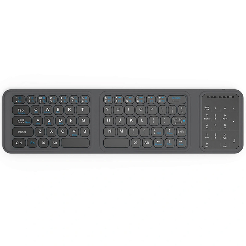 Фото Складная беспроводная клавиатура WIWU FMK-05 (Grey) в магазине vchehle.ua