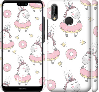 

Чехол Единорожки для Huawei P20 Lite 830454