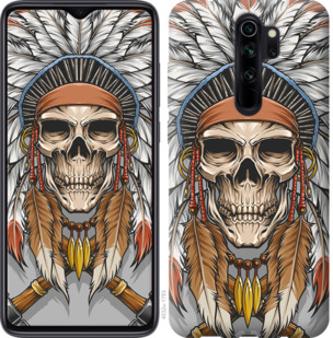 

Чехол Череп индейца для Xiaomi Redmi Note 8 Pro 779563
