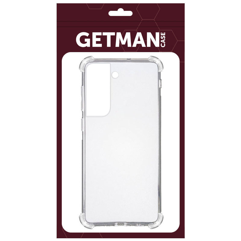 Фото TPU чохол GETMAN Ease logo посилені кути на Samsung Galaxy S22+ (Прозорий (прозорий)) на vchehle.ua