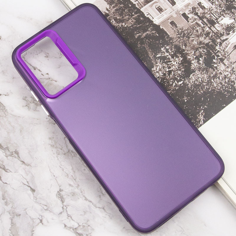 Фото TPU+PC чохол Magic glow with protective edge на Xiaomi Redmi Note 10 Pro / 10 Pro Max (Purple) на vchehle.ua