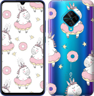 

Чехол Единорожки для Vivo V17 879073