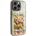 TPU+PC чохол Prisma Fluffie на Apple iPhone 16 Pro Max (6.9") (Bear)