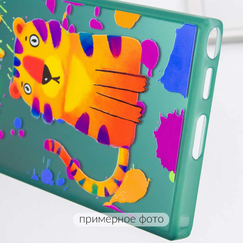 Замовити TPU+PC чохол TakiTaki Graffiti magic glow на Samsung Galaxy A34 5G (Shocked tiger / Green) на vchehle.ua