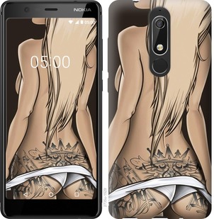 

Чехол Девушка с татуировкой для Nokia 5.1 670694