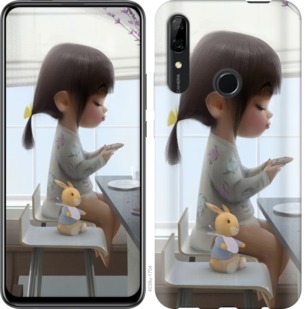 

Чехол Милая девочка с зайчиком для Huawei P Smart Z 741135