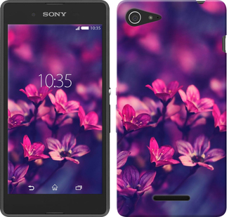 

Чохол Пурпурні квіти на Sony Xperia E3 D2202 176654