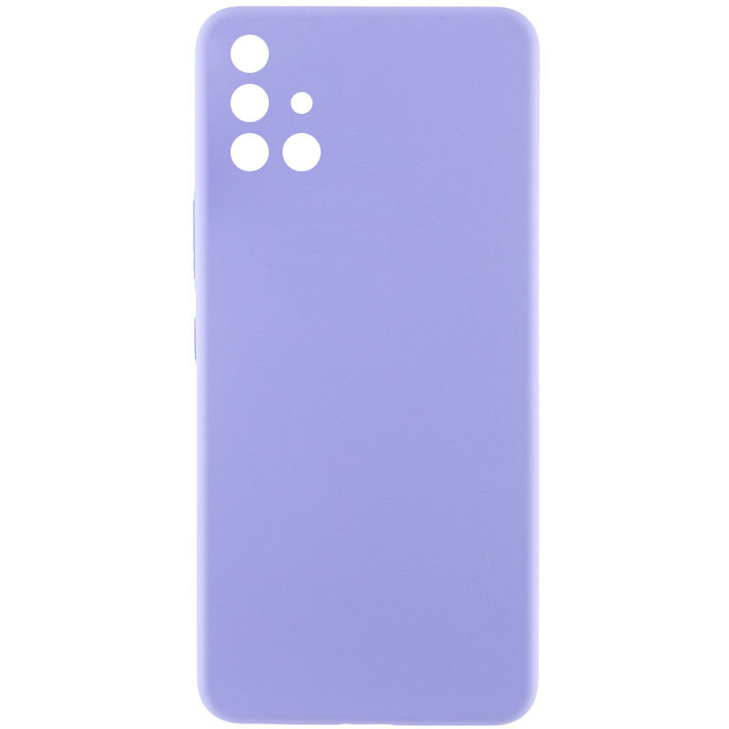 Чохол Silicone Cover Lakshmi Full Camera (AAA) на Samsung Galaxy A51 (Бузковий / Dasheen)