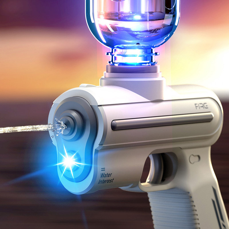 Водный аккумуляторный пистолет Water Gun 9007B (200ml) with lithium battery (White) в магазине vchehle.ua