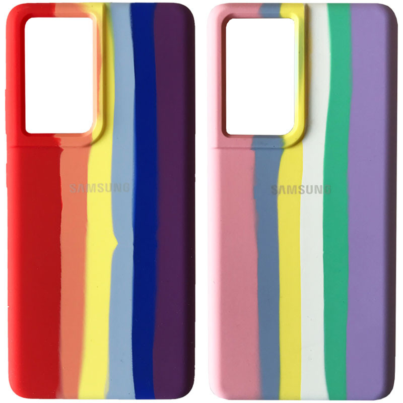 Чохол Silicone Cover Full Rainbow на Samsung Galaxy A72 4G / A72 5G