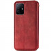 Кожаный чехол-книжка GETMAN Cubic (PU) для Xiaomi 11T / 11T Pro (Красный) в магазине vchehle.ua