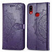 Кожаный чехол (книжка) Art Case с визитницей для Samsung Galaxy A10s (Фиолетовый) в магазине vchehle.ua