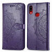 Кожаный чехол-книжка Art Case с визитницей для Samsung Galaxy A10s (Фиолетовый) в магазине vchehle.ua