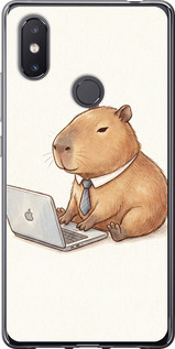Чехол Funny Capybara CEO Working для Xiaomi Mi8 SE