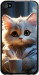Чохол White cat на iPhone 4