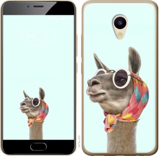 

Чехол Модная лама для Meizu M5 753251