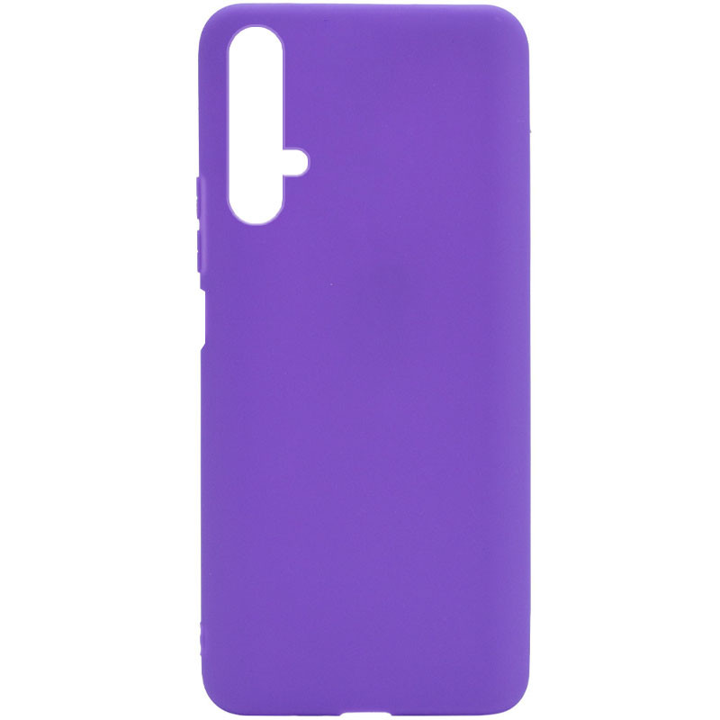

Силіконовий чохол Candy для Huawei Honor 20 (Бузковий) 1062528