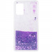 TPU чехол Liquid hearts для Samsung Galaxy A32 5G (Фиолетовый)