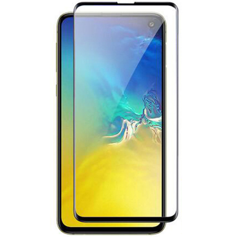 

Захисне кольорове скло Mocoson 5D (full glue) на Samsung Galaxy S10e (Чорний) 909397
