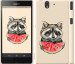 Чохол Єнотик з кавуном на Sony Xperia Z C6602