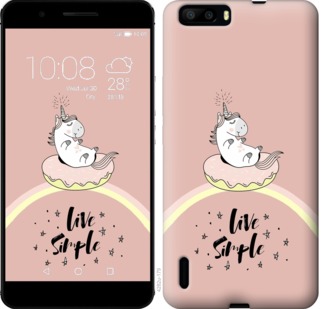 

Чохол Єдинорожки в пончике на Huawei Honor 6 Plus 719536