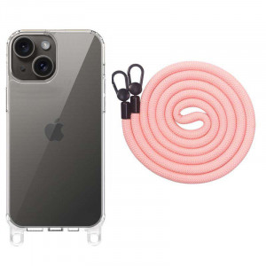 Чехол TPU Transparent with Straps для iPhone 13