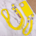 Купити Чохол TPU two straps California на Apple iPhone 13 (6.1") (Жовтий) на vchehle.ua