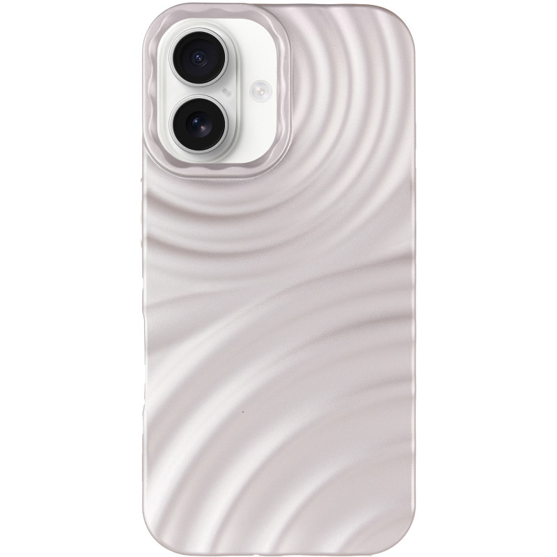 Фото Чохол TPU MonoWave на Apple iPhone 16 (6.1") (Light Gray) на vchehle.ua