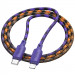 Дата кабель Hoco X116 Meridian Type-C to Lightning 27W (1m) (Gradient Purple Mix) в магазине vchehle.ua