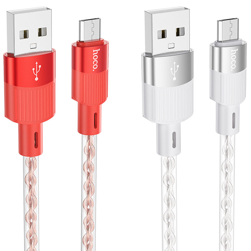 Дата кабель Hoco X99 Crystal Junction USB to MicroUSB (1m)