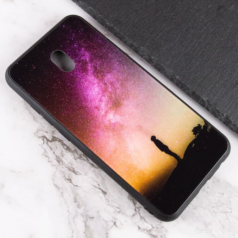 Фото TPU+Glass чехол Diversity для Xiaomi Redmi 8a (Solitude) в магазине vchehle.ua