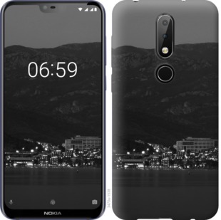 

Чохол Ніч на березі на Nokia 6.1 Plus 757929