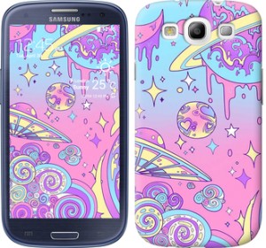 Чехол Розовая галактика для Samsung Galaxy S3 Duos I9300i