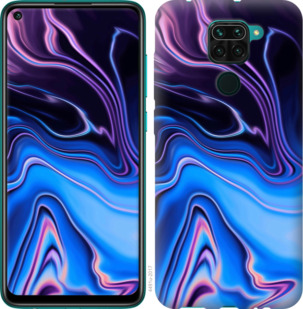 

Чехол Узор воды для Xiaomi Redmi Note 9 933551