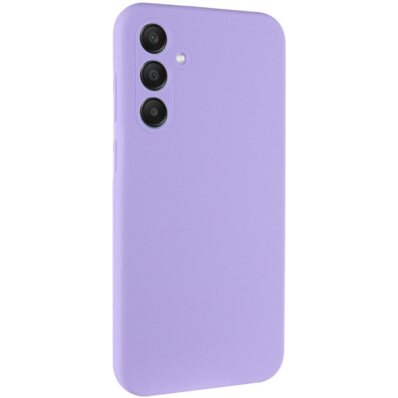 Чохол Silicone Cover Lakshmi Full Camera (AA) на Samsung Galaxy A35 (Бузковий / Dasheen)