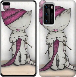 

Чохол Кішка рукодільниця на Huawei P40 933397