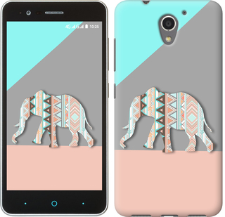 

Чохол Візерунчастий слон на ZTE A510 224926