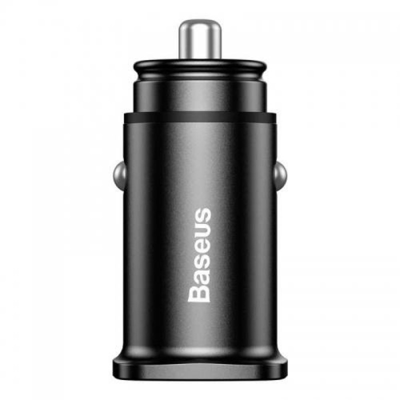 АЗП Baseus Square Metal QC3.0 30W (2USB-A) (CCALL-DS) (Чорний)