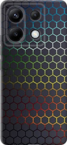 Чехол Переливающиеся соты для Xiaomi Poco X6