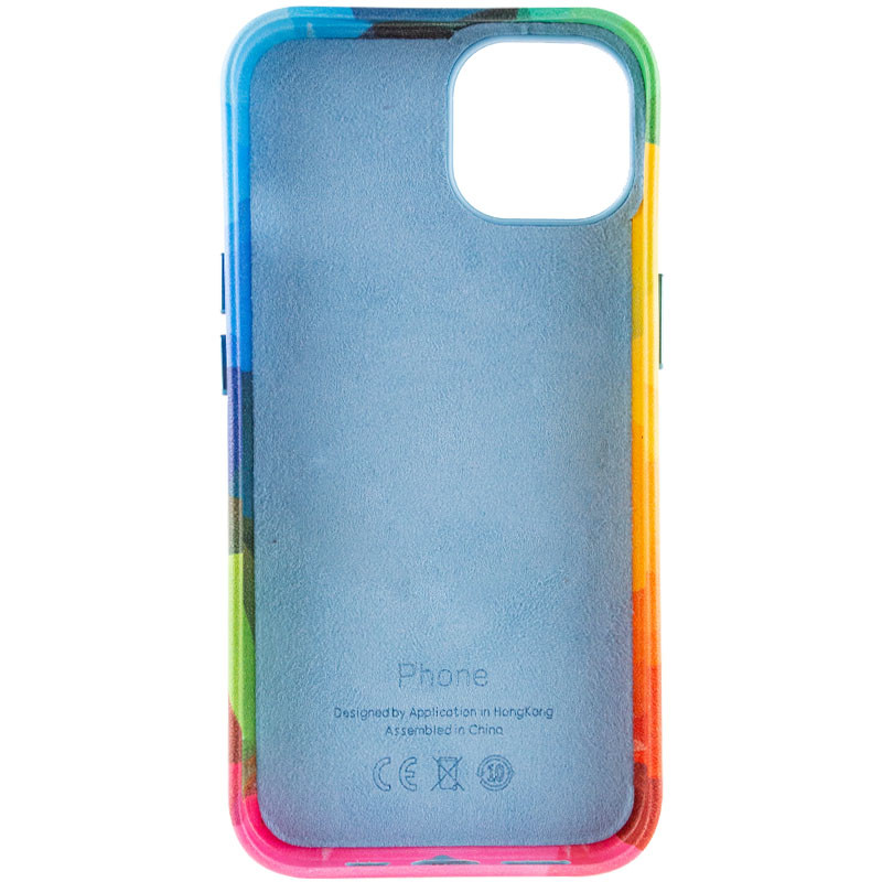 Шкіряний чохол Colour Splash на Apple iPhone 11 Pro Max (6.5") (Red / Blue) в магазині vchehle.ua