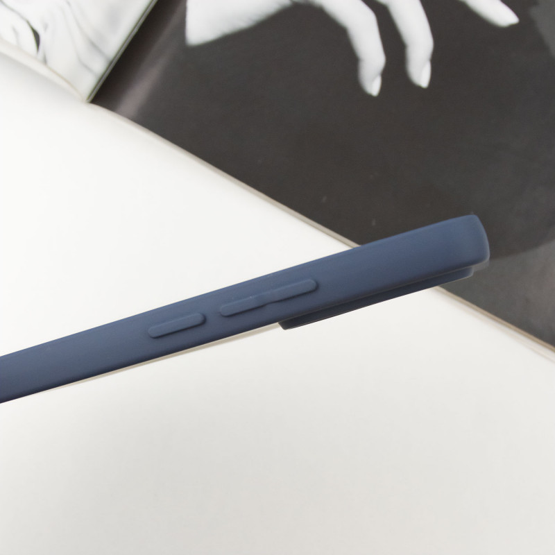 Чехол Silicone Cover Lakshmi Full Camera (AA) для Xiaomi Redmi Note 14 4G (Europe version) (Синий / Midnight blue) в магазине vchehle.ua