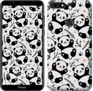 Чохол Панди на Huawei Honor 7C