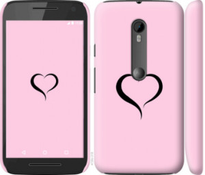Чехол Сердце 1 для Motorola Moto G3